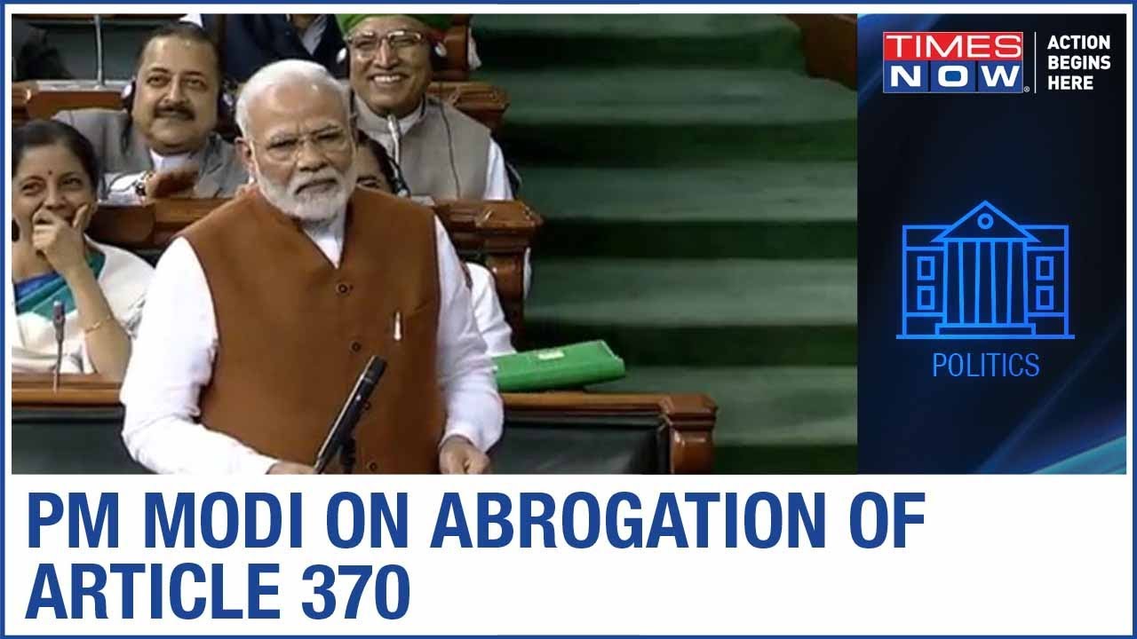 We trusted Kashmiris and abrogated Article 370: PM Narendra Modi in Lok Sabha