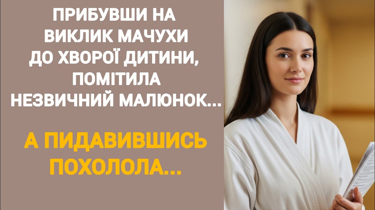 🇺🇦Прибыв на вызов мачехи к больному ребенку, заметил необычный рисунок...|| По-русски