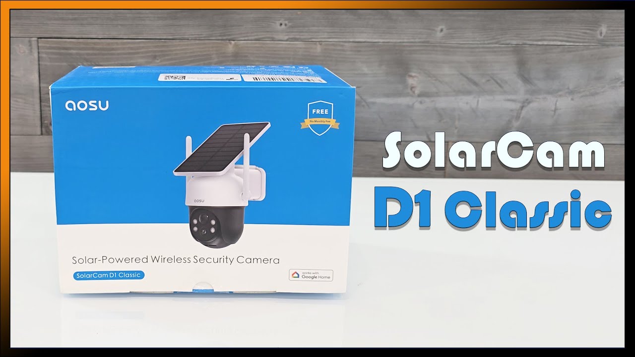 aosu D1 Classic 2K SolarCam Security Camera Unboxing & Review
