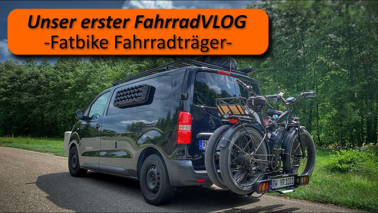 Fischer Fahrradträger zum Transport der Fatbikes - Unser erster Fahrradvlog