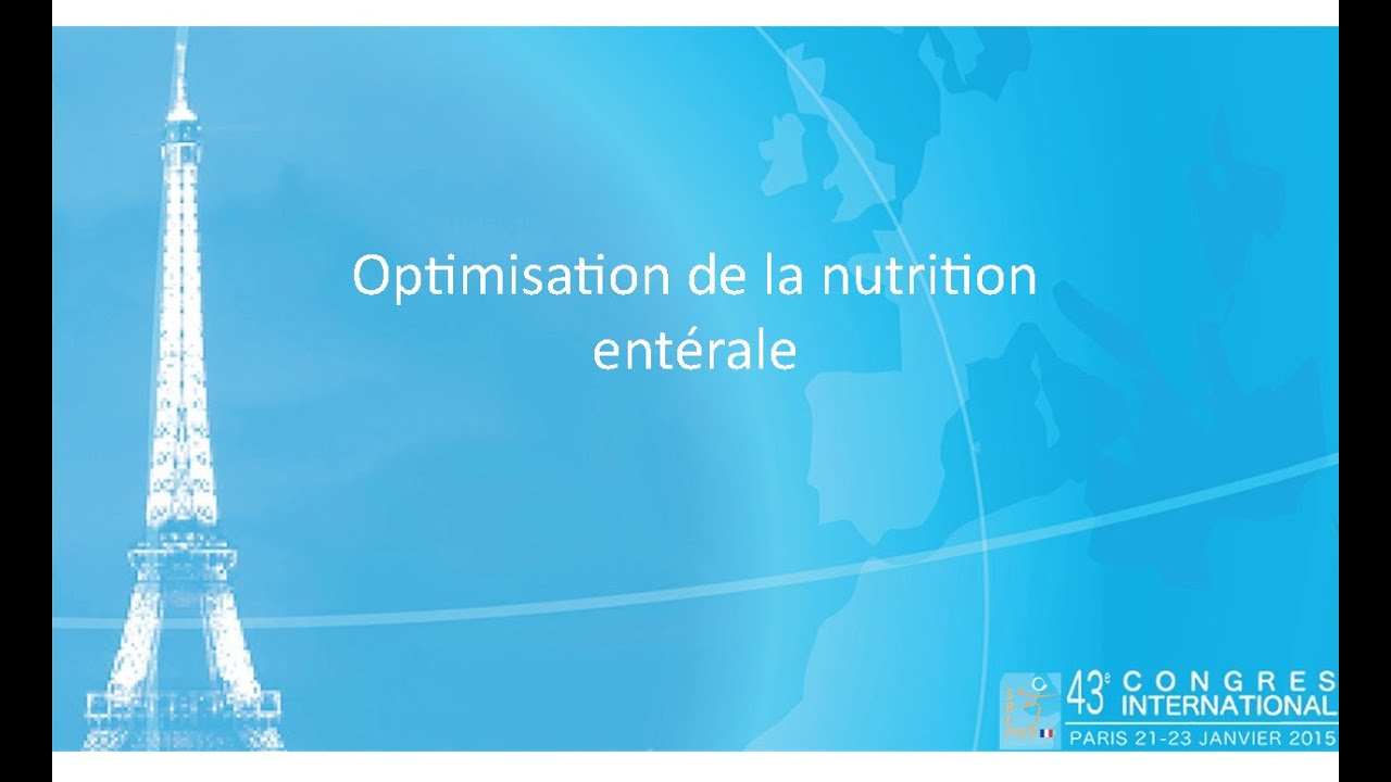 SRLF 2015 - Optimisation de la nutrition - J. REIGNIER