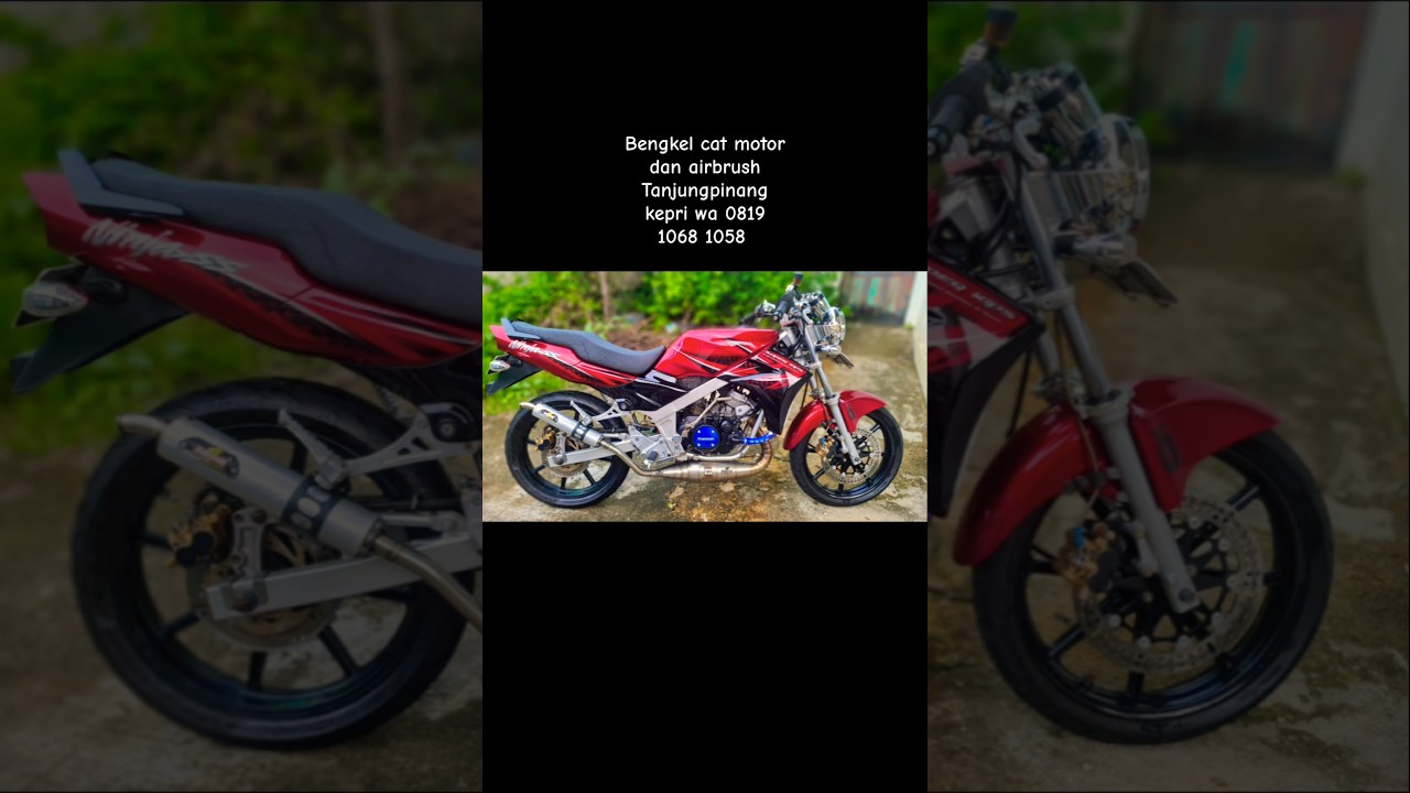 ninja ss repaint merah candy 