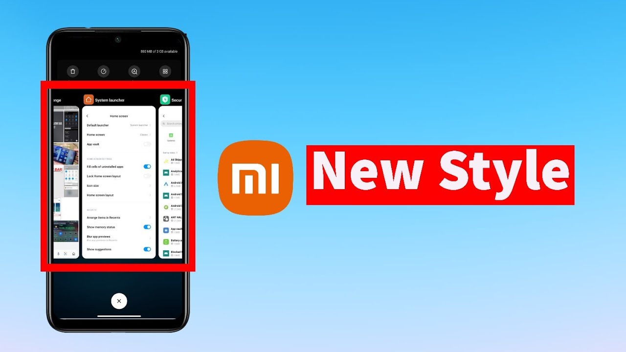 Redmi New👌Recent Apps | MIUI New Recent Baar😍
