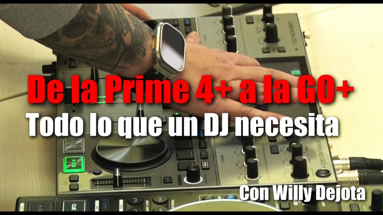 Denon DJ Prime GO+ y Prime 4+ con Willy Dejota en el Institut La Mercè.