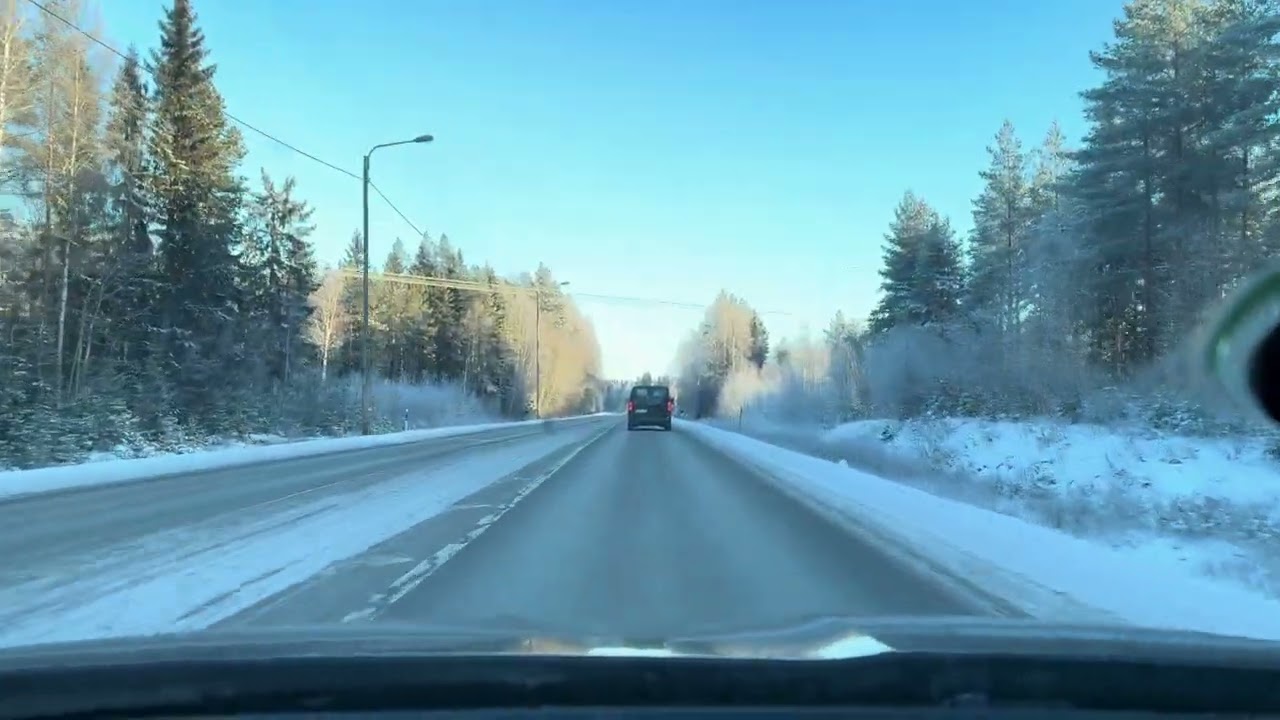 Driving to Vasa Finland  