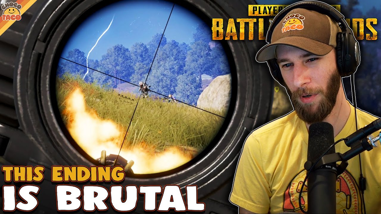 Brutal Open-Hillside Ending ft. Quest, Reid, & HollywoodBob - chocoTaco PUBG Erangel Gameplay