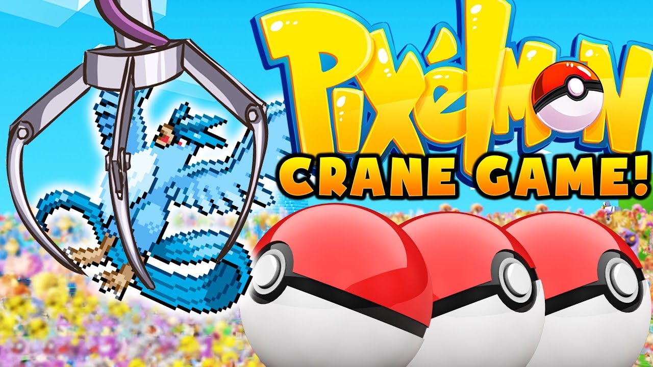 OVERPOWERED LEGENDARY POKEMON CRANE GAME CHALLENGE - MODDED MINECRAFT (PIXELMON) | JeromeASF