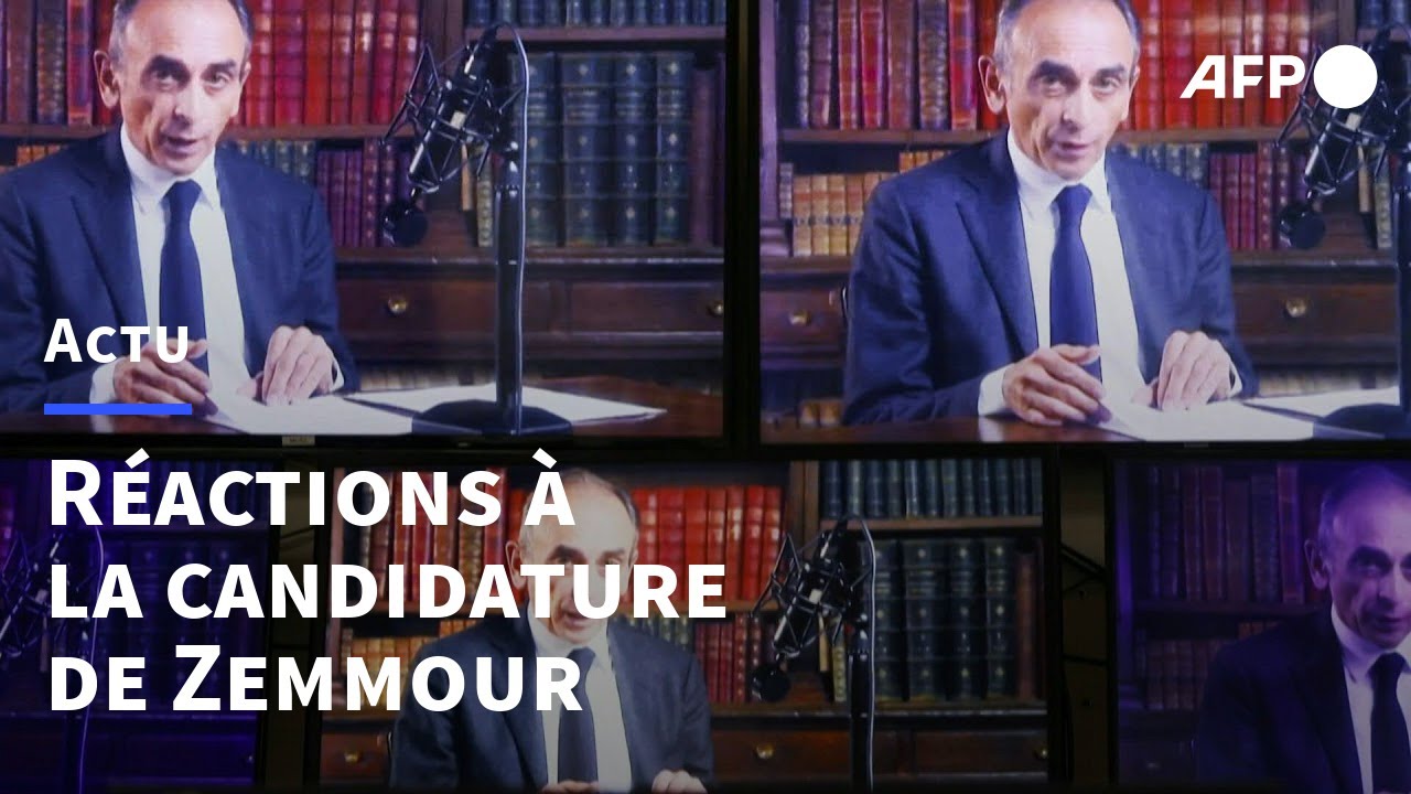 Zemmour : une candidature fra&icirc;chement accueillie par ses opposants &agrave; Paris | AFP
