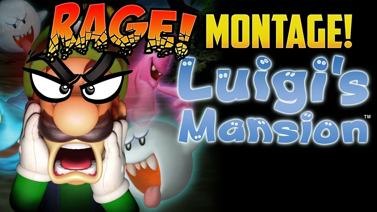 WHY LUIGI SUCKS! Luigi's Mansion Rage Montage!