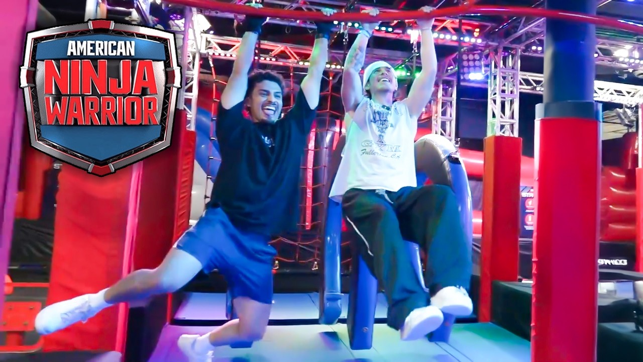 Nick Grajeda & Sean Tried The American Ninja Warrior Course