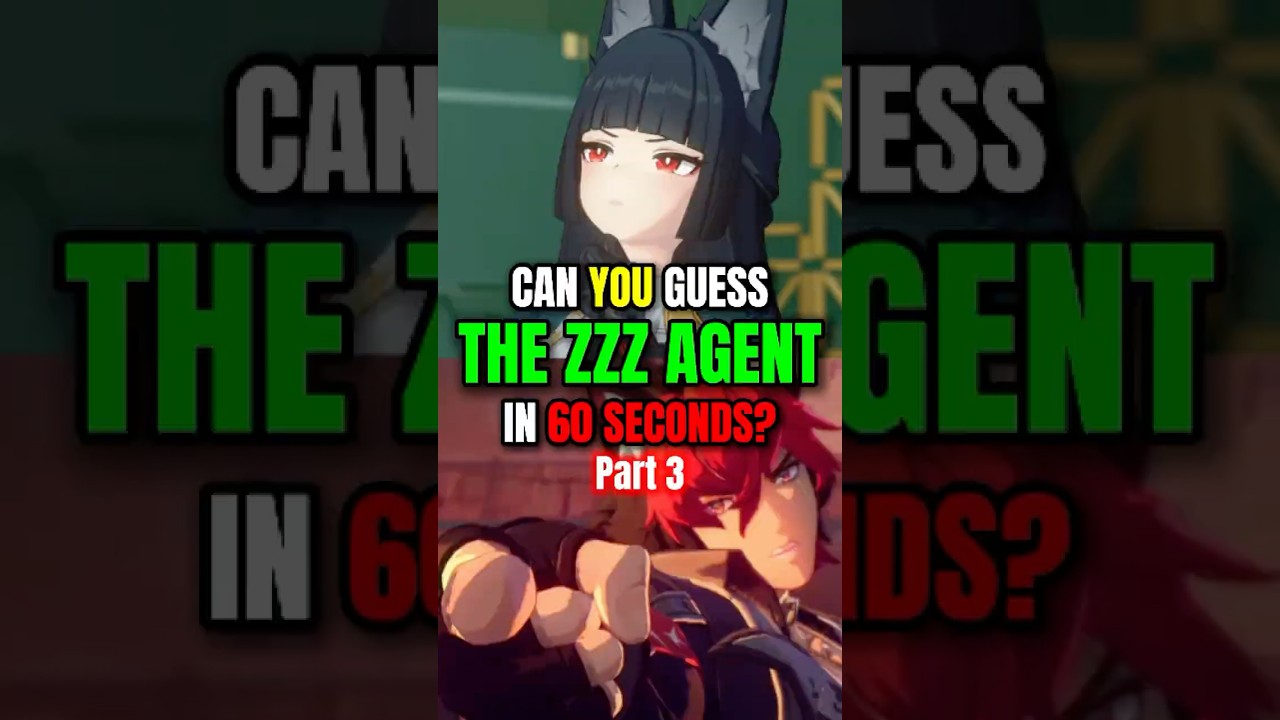 Guess The ZZZ Agent in 60 Seconds (Part 3) #zenlesszonezero #zzz #hoyoverse #vivian