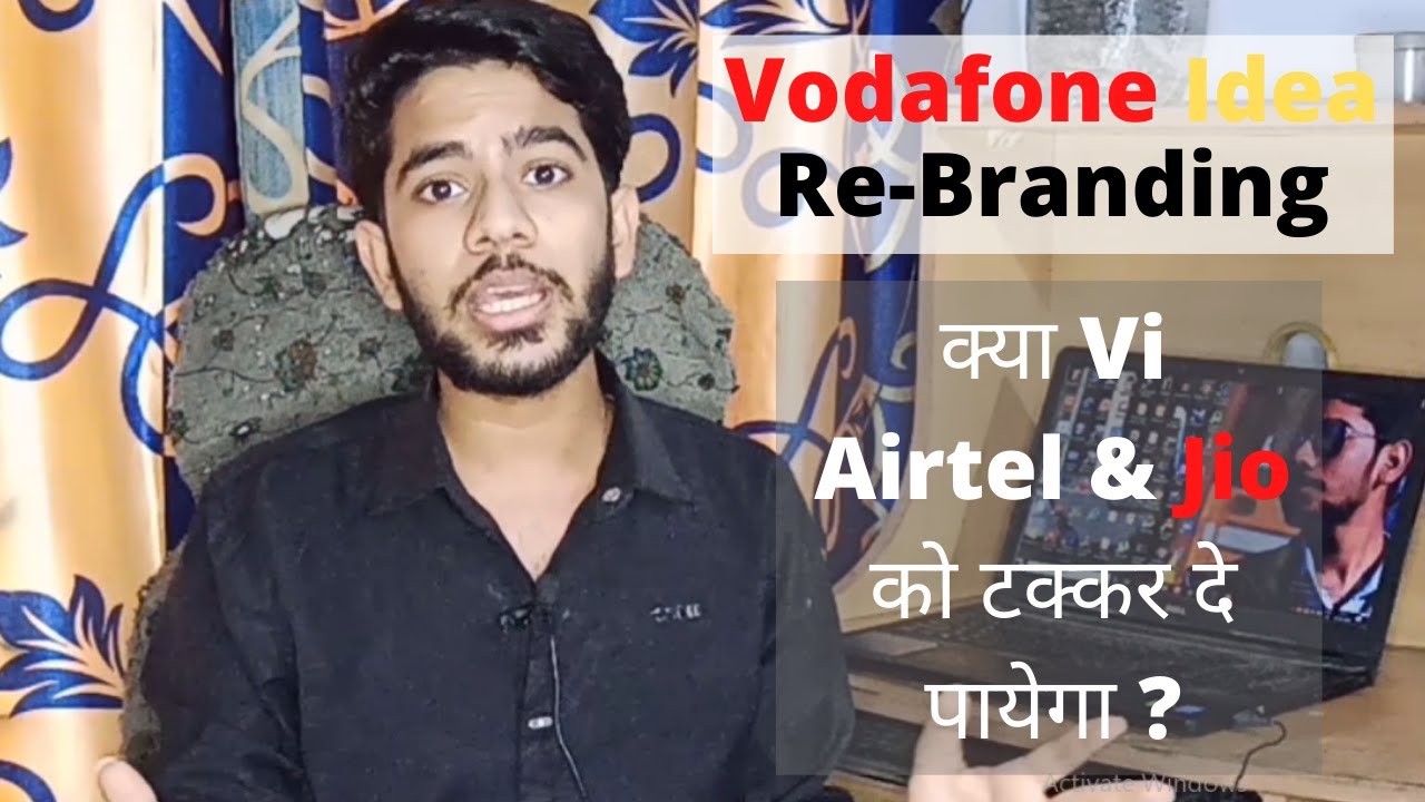 {Hindi} Vodafone Idea Vi Re-Branding Case Study | Share Market Update !