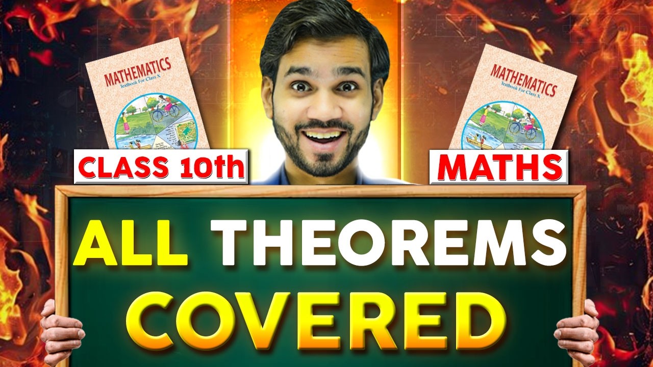 🔴 LIVE CLASS 10TH MATHS ALL THEOREMS REVISION | ONE SHOT REVISION | All THEOREMS SOLUTIONS