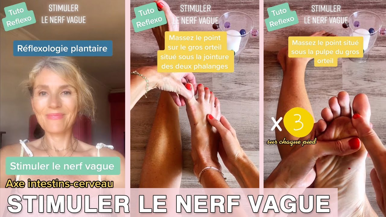 Stimuler le nerf vague : tutoriel de reflexologie © Veronique lecerf