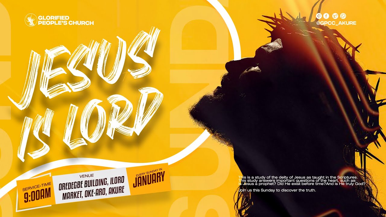 SUNDAY SERVICE | JESUS IS LORD 5 | 8TH FEBRUARY 2026 | PASTOR OKUNNUGA OLANREWAJU DALIJOHN