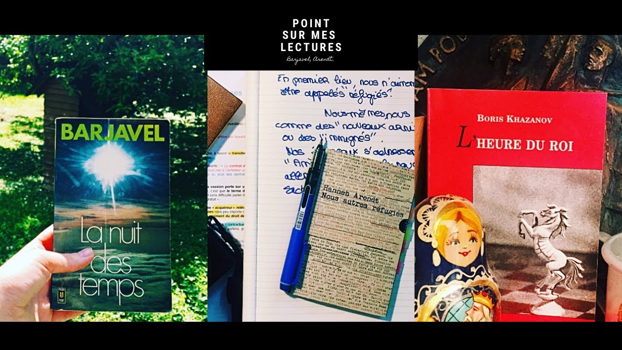 Arendt, Barjavel et Khazanov (Point  sur mes lectures #1)
