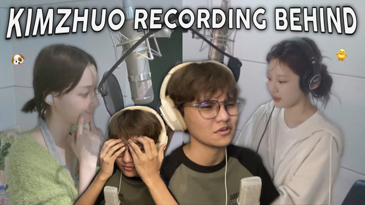 aespa WINTER 'Lips (입모양)‘ + NINGNING 'Wake Up' Recording Behind Reaction 😍🥺😳