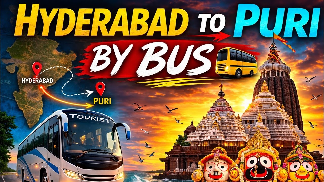 Hyderabad To Puri In Volvo 9600 Sleeper Bus | Konark Sun Temple | Travel Vlog | Must Watch