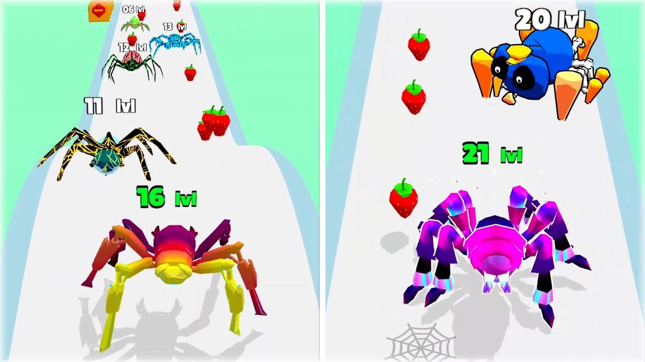 Insect Evolution MAX LEVEL of Game | Update - New Spiders