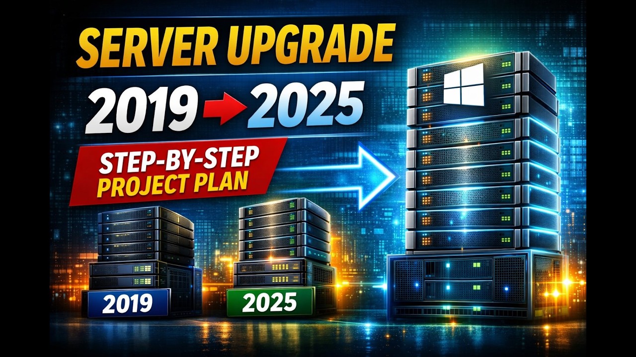 Windows Server Upgrade Project Plan 2019 to 2025