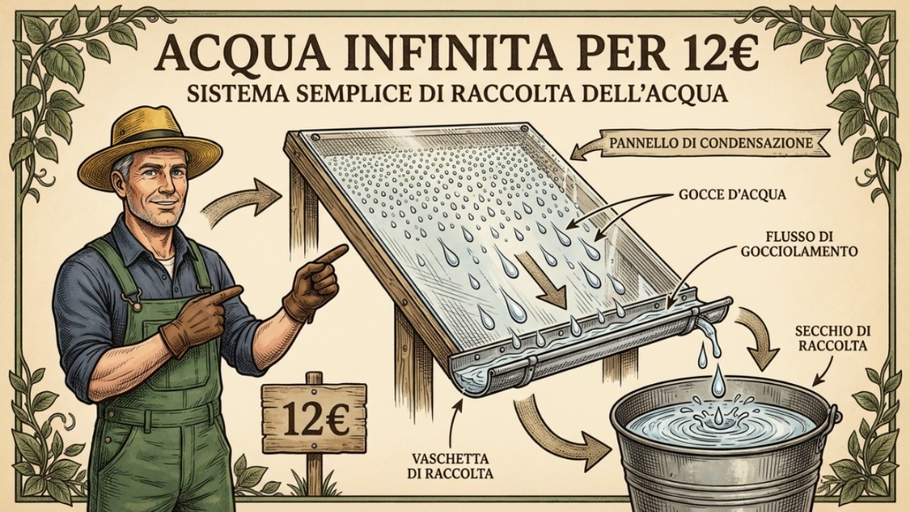 Acqua infinita per 12 dollari: il trucco ingegneristico dimenticato