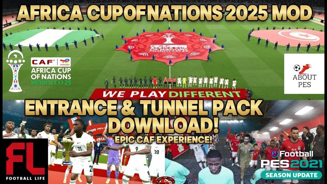Модификации для Кубка африканских наций 2025 года (пакет 1) - PES 2021/Football Life