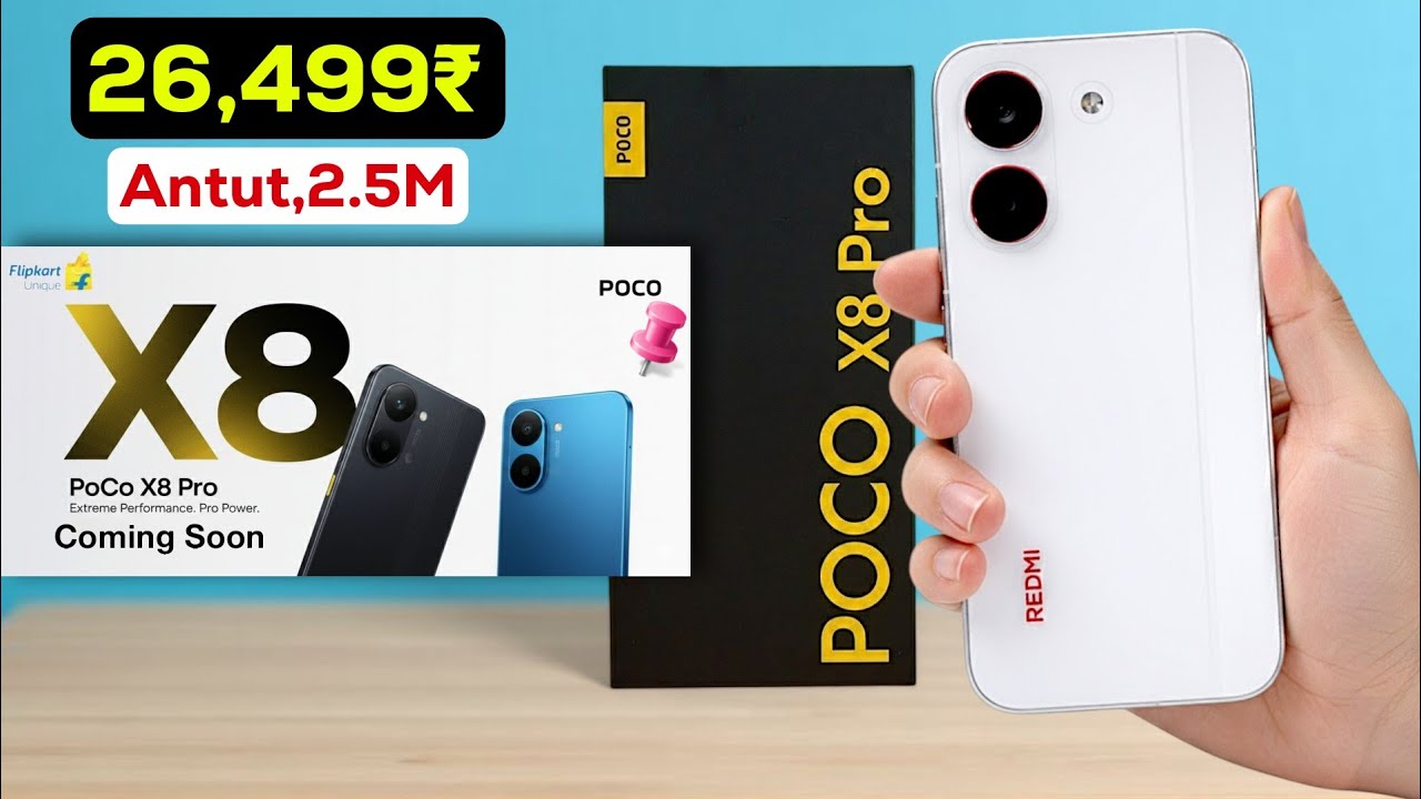 Redmi Turbo 5(Poco X8 Pro) Launched - Launch Date & Price In India!