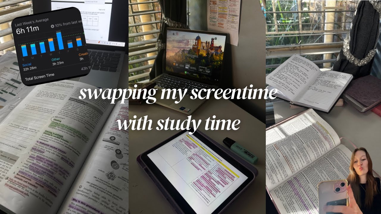 swapping screentime with study time 