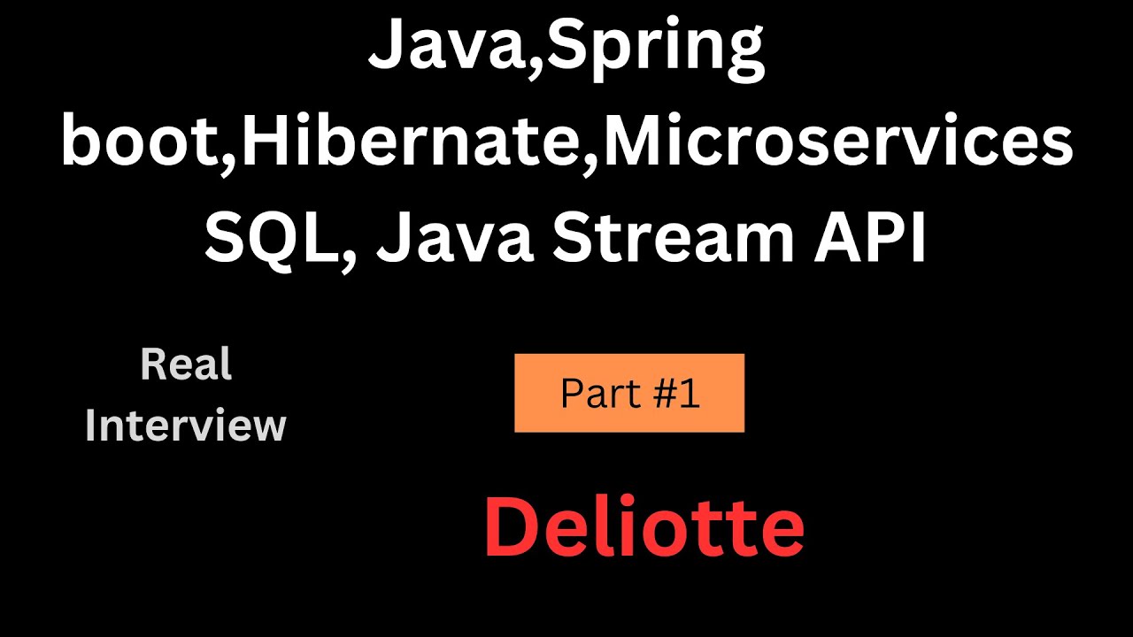 java developer live interview recording for 5 years Experience