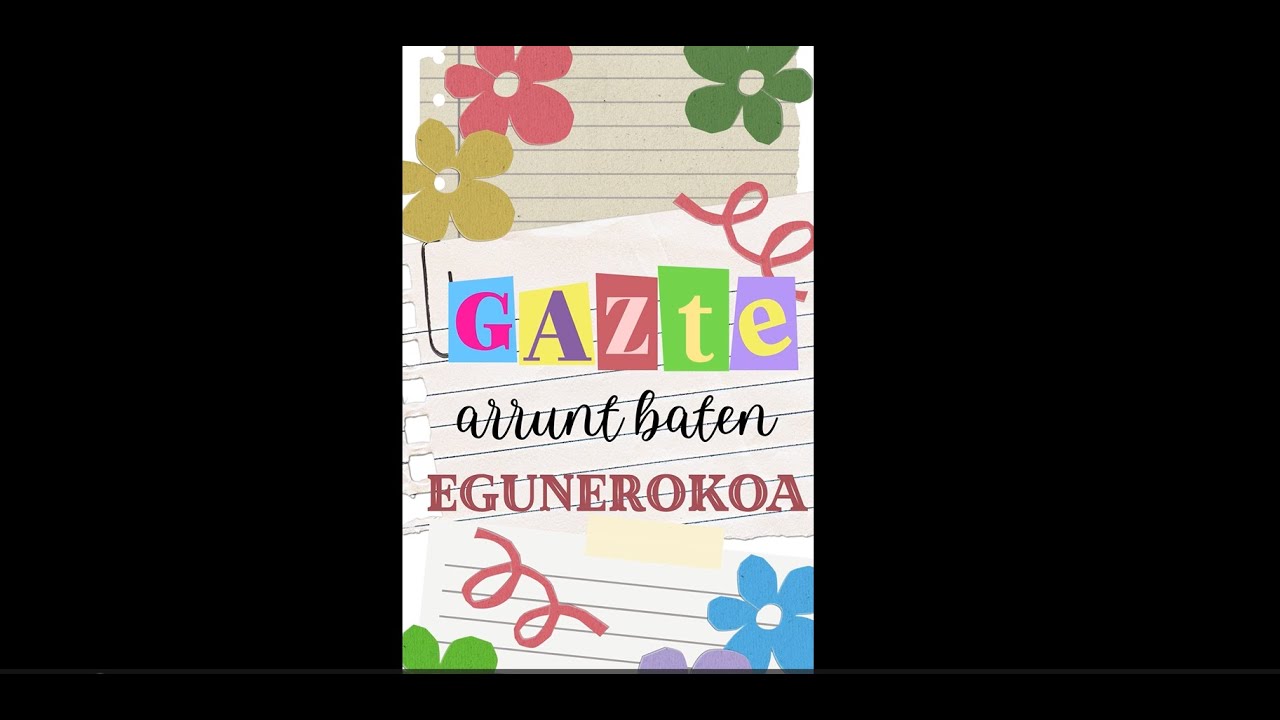 Gazte arrunt baten egunerokoa