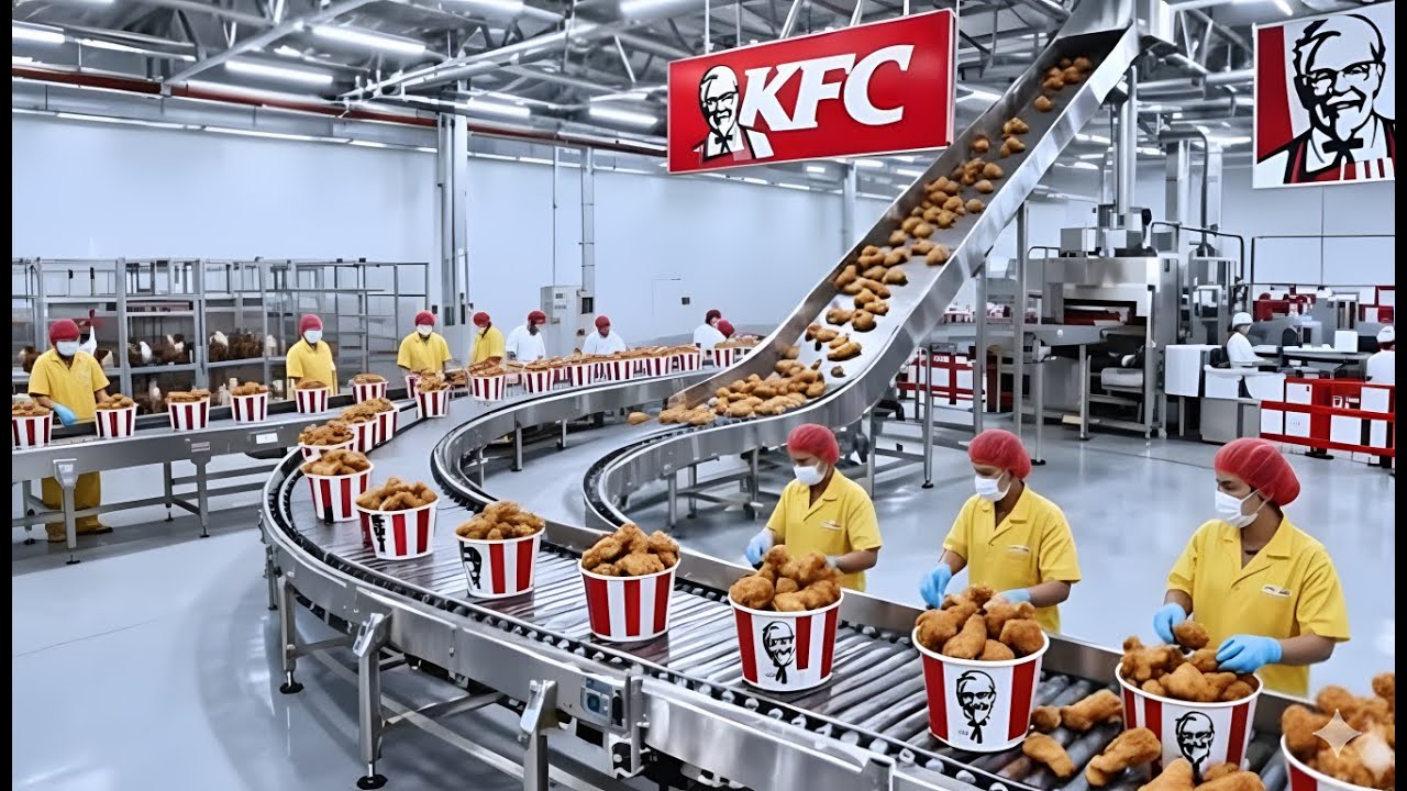 How KFC’s Chicken Is Made in a Modern Factory (Full Process) – Inside the KFC Factory | ProcessHub
