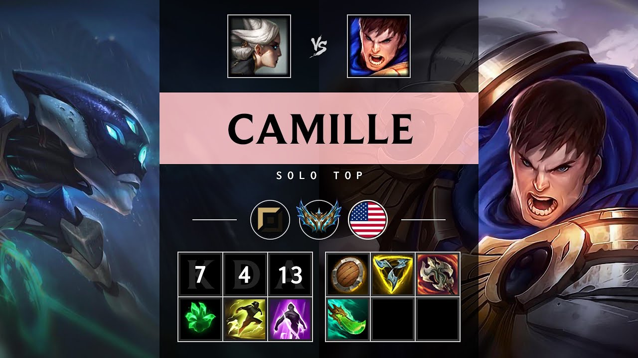 Camille Top vs Garen - NA Challenger Patch 25.17