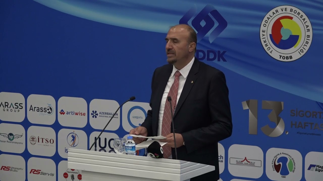 SEİK Başkanımız Sayın Ahmet Nedim ERDEM'in 13. Sigorta Haftası Sigorta Fuarı Açılış Konuşması