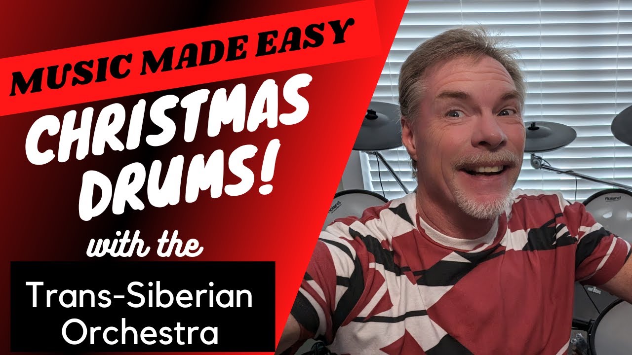 Appalachian Snowfall | Drum Cover | Christmas Lights