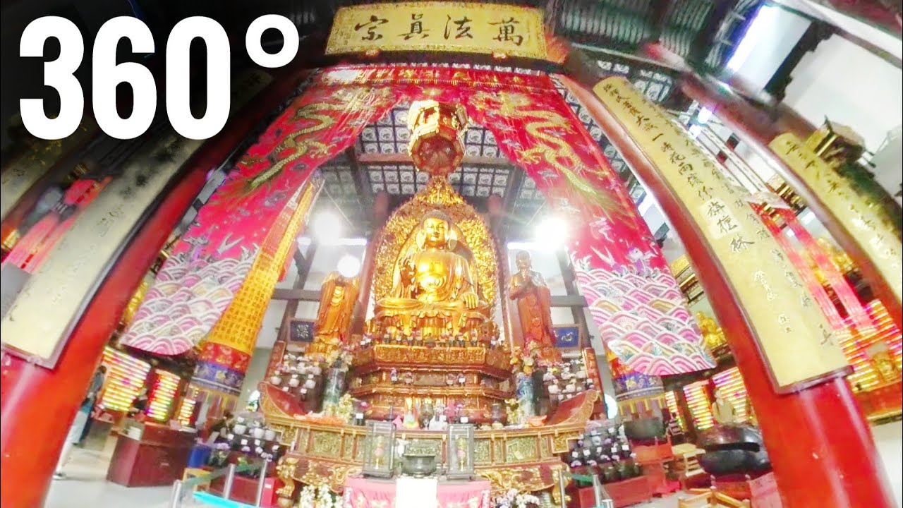 Best 360 video VR Inside Big Buddha Temple China 360° 4K Google Cardboard