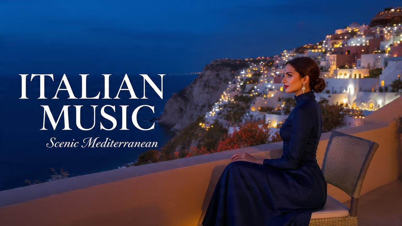 🎶 Italian Vibes & Mediterranean Music 🎶 2+ Hours Amalfi Coast & Lake Como Paradise 4K