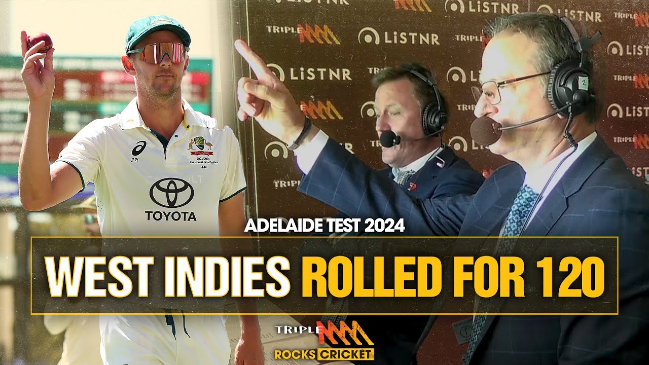 Australia Bowls The West Indies Out For 120 | Triple M Cricket