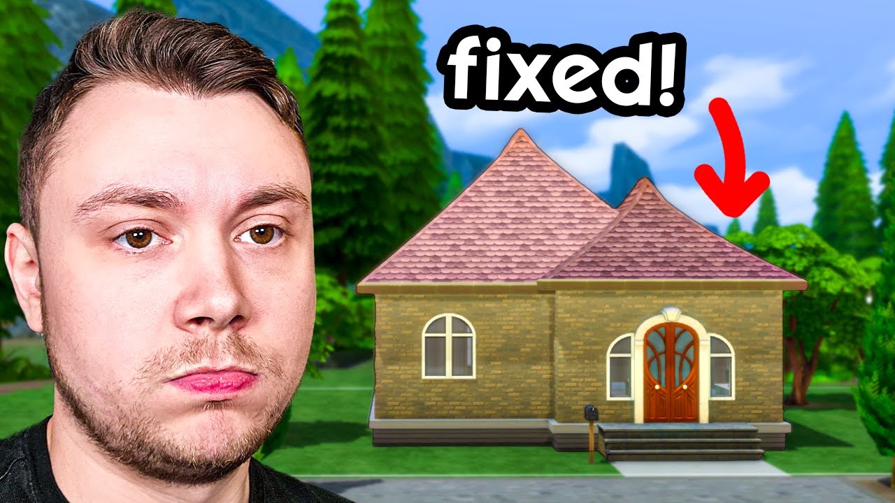 Fixing the ugliest Sims 4 house EVER