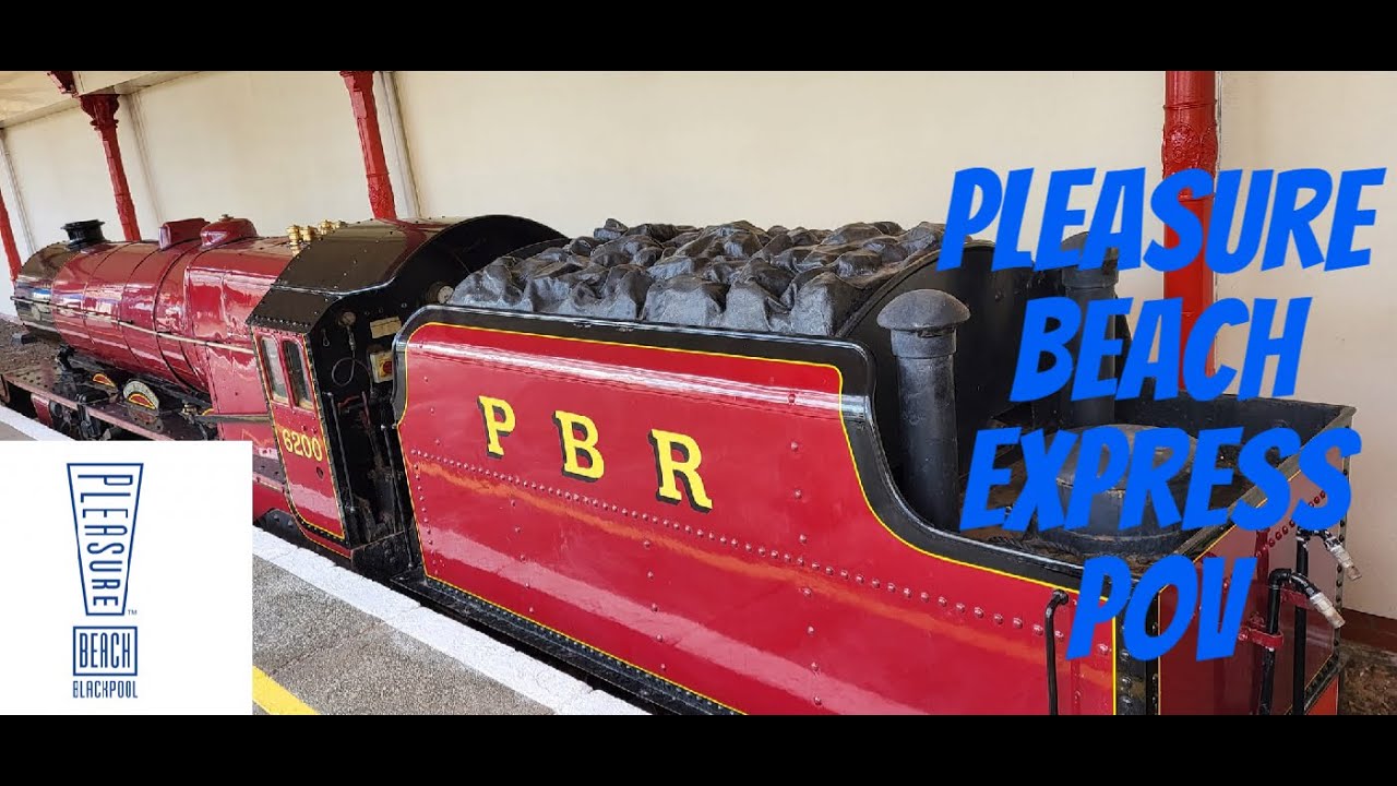 Pleasure Beach Express [4K] At Blackpool Pleasure Beach March 2023