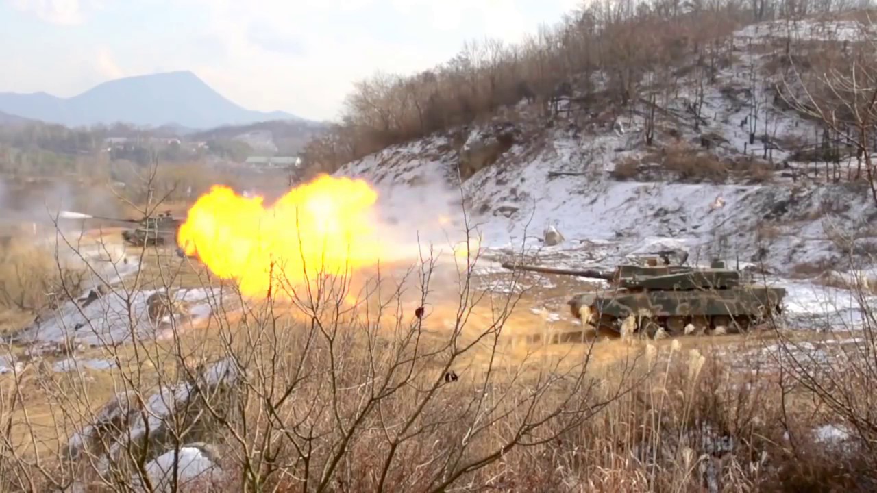 K2 Black Panther Main Battle Tank Live Firing