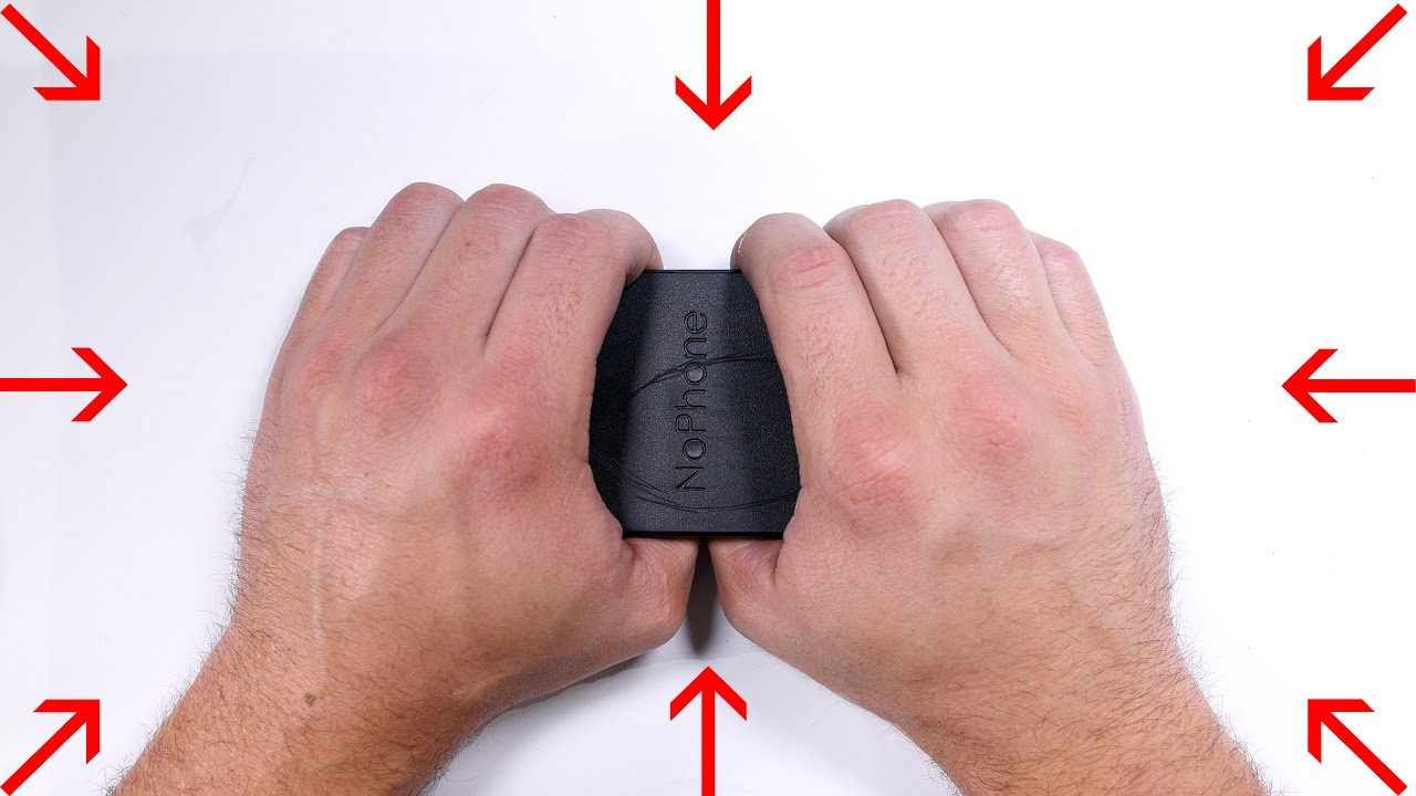 NoPhone Durability Test - Scratch and BEND test!