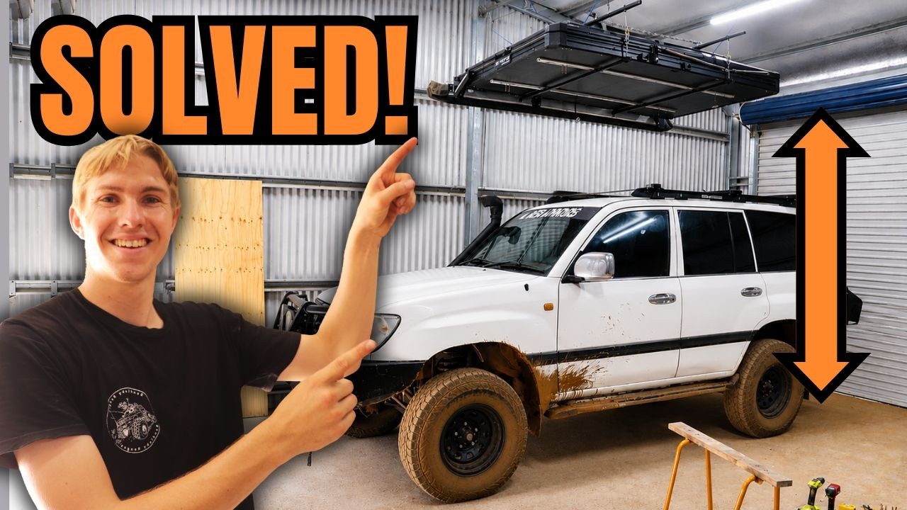 DIY Rooftop Tent Winch - built from scratch!