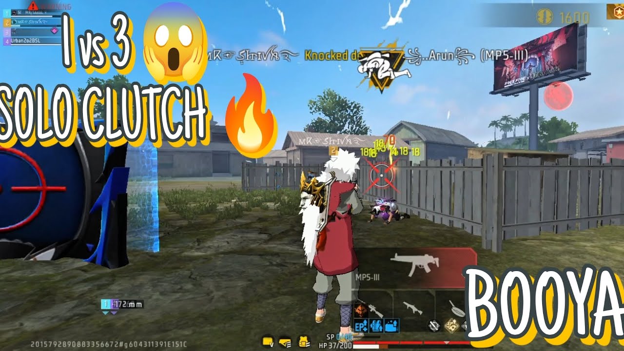 Last Hope Nene… 1v2 😱 1v3 🔥 Clutch & BOOYAH 💥 | Free Fire Telugu #freefire #freefireshorts #clutch