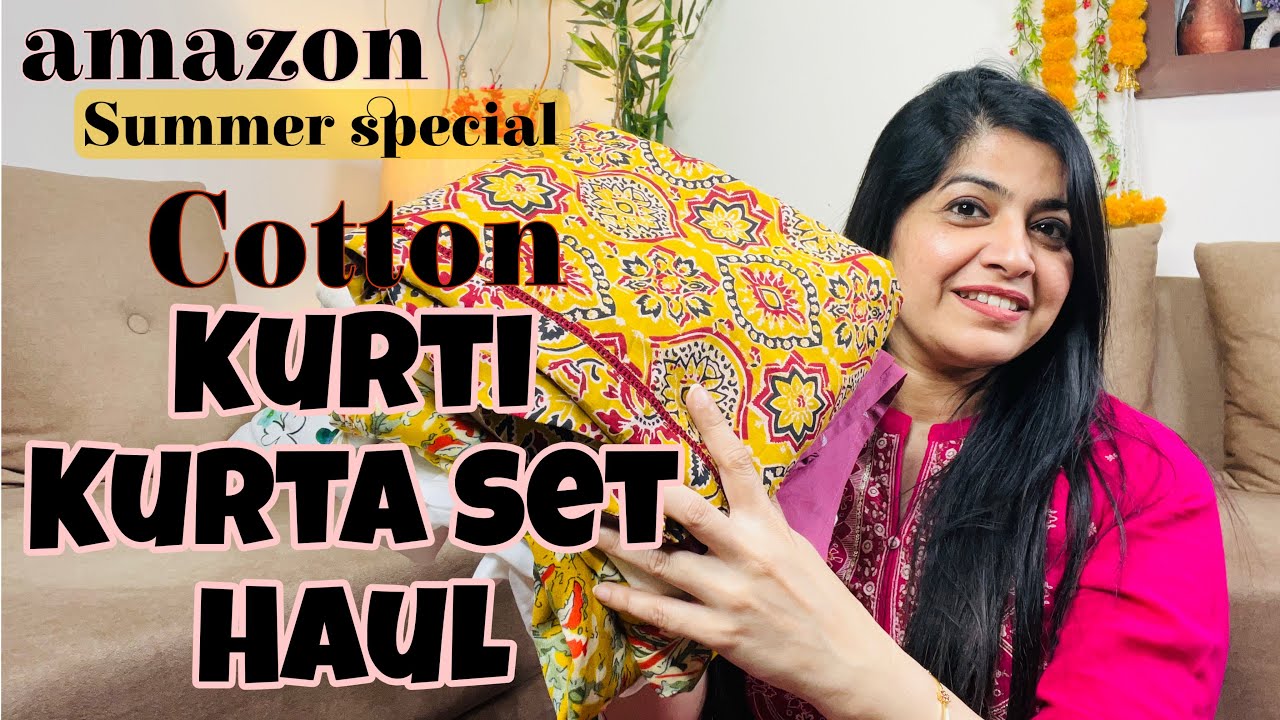 Must have Summer special cotton kurti / kurta set haul 🥰 | fashion fusions 🥰
