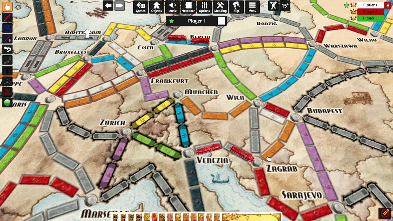 Ticket To Ride: Europa - Parte 3 - Cubrir Recorridos - Ferrys - Túneles