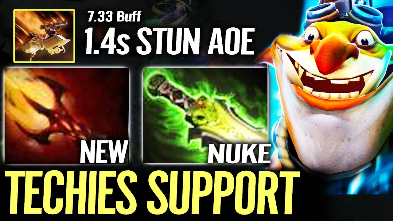 7.33 Techies is the Most IMBA Hero Dota 2 - Perfect item Dagon + Ethereal Blade