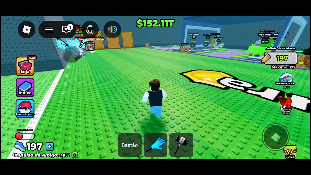 Jogando e pegando branrot