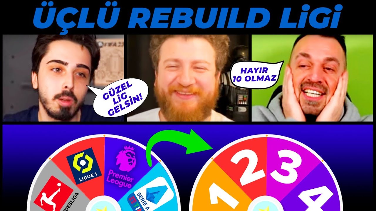 Yeni Konsept: Sıralama Çarkı! Üçlü Rebuild Ligi @ardenpapazyan @UKarakullukcu