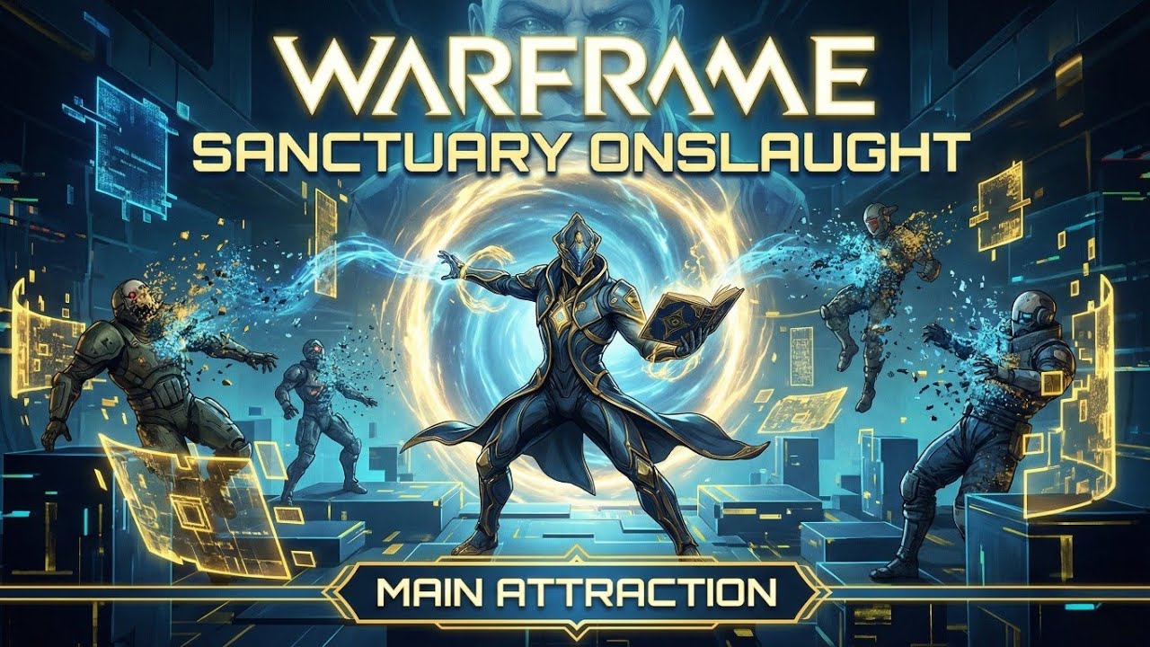 Dante ist die MAIN ATTRACTION im Sanctuary Onslaught! 📖✨ (Warframe Gameplay)
