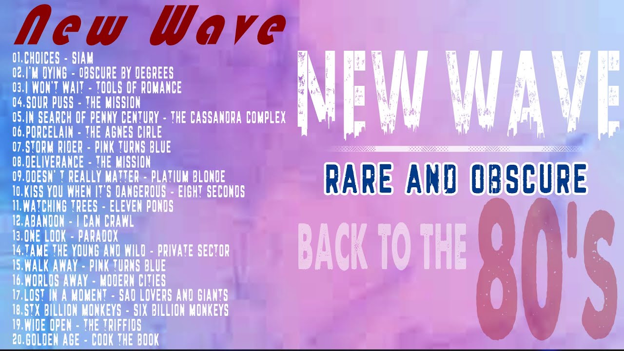New Wave Obscure 80's l Rare New Wave 80's | BACK TO THE 80'S || Non-Stop Collection l New Wave 80s